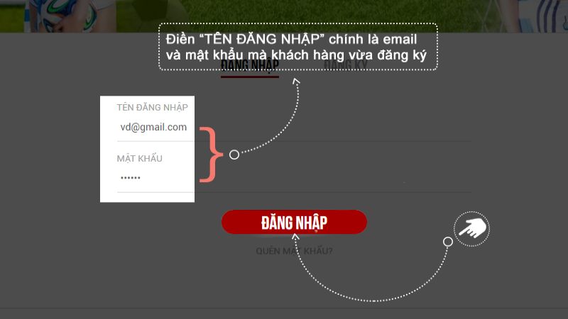 dang nhap mibet 2 Cách lấy lại mật khẩu tài khoản Mibet được trình bày chi tiết